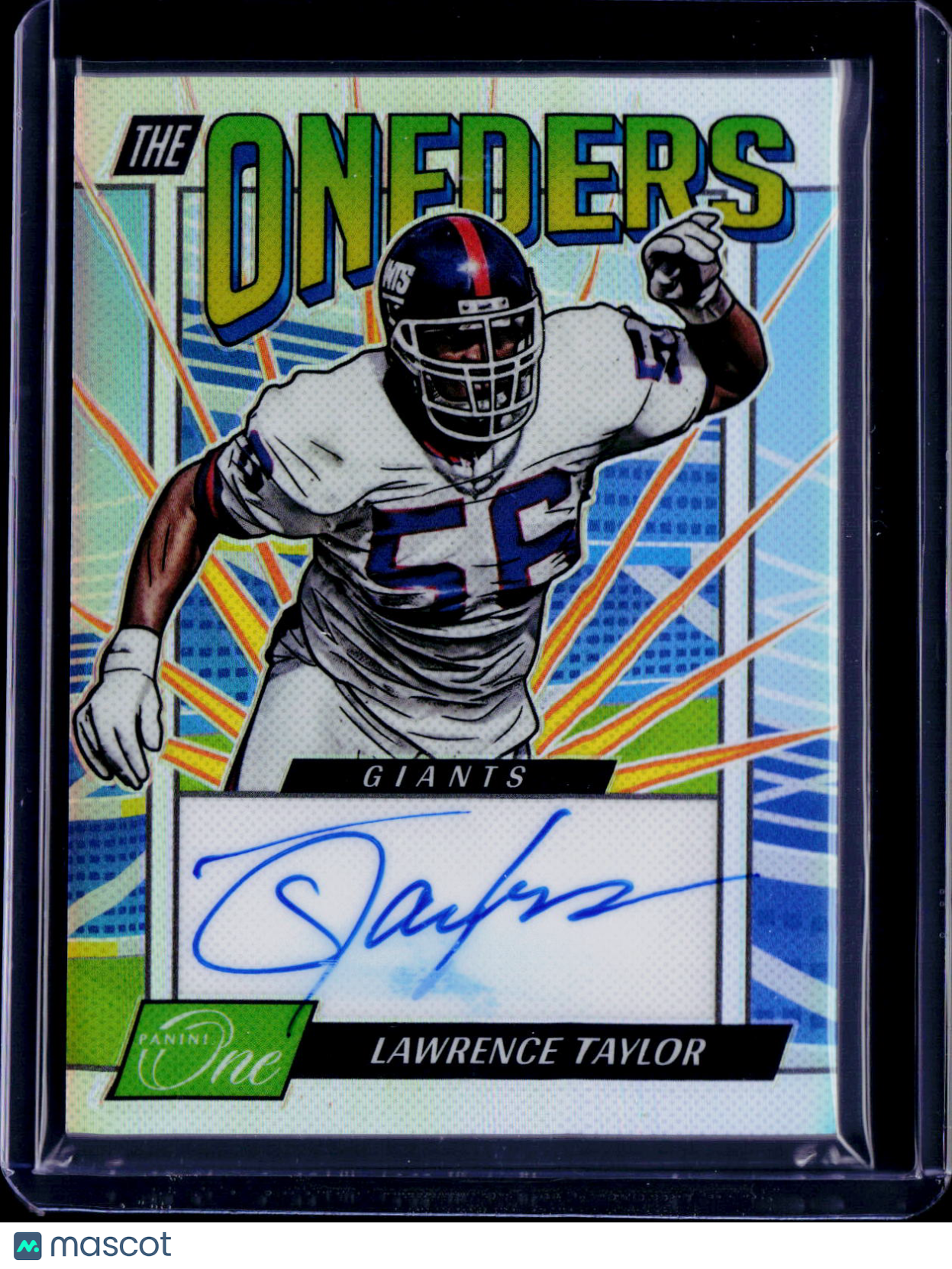 2022 Panini One Lawrence Taylor The Oneders Auto 37/49