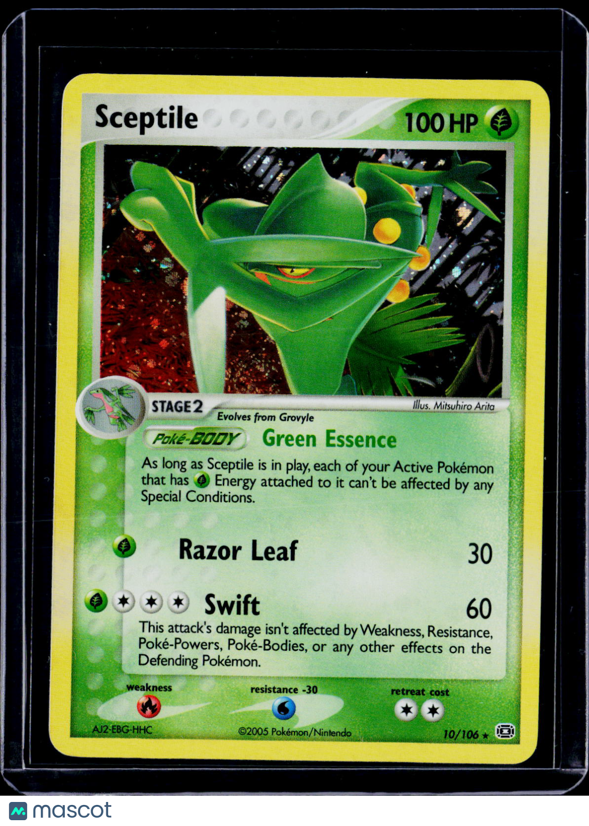 Pokemon Sceptile Holo 10 106