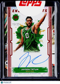 2024 Topps Motif Jayson Tatum Endorsements Orange Auto /25
