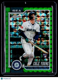 2026 Topps Chrome Cole Young Rookie Green Geometric 10/99 RC