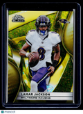 2025 Topps Chrome Black Lamar Jackson Gold Mini Diamond 43/50