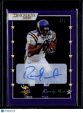 2021 Clearly Donruss Randy Moss 2001 Retro Auto 4/5