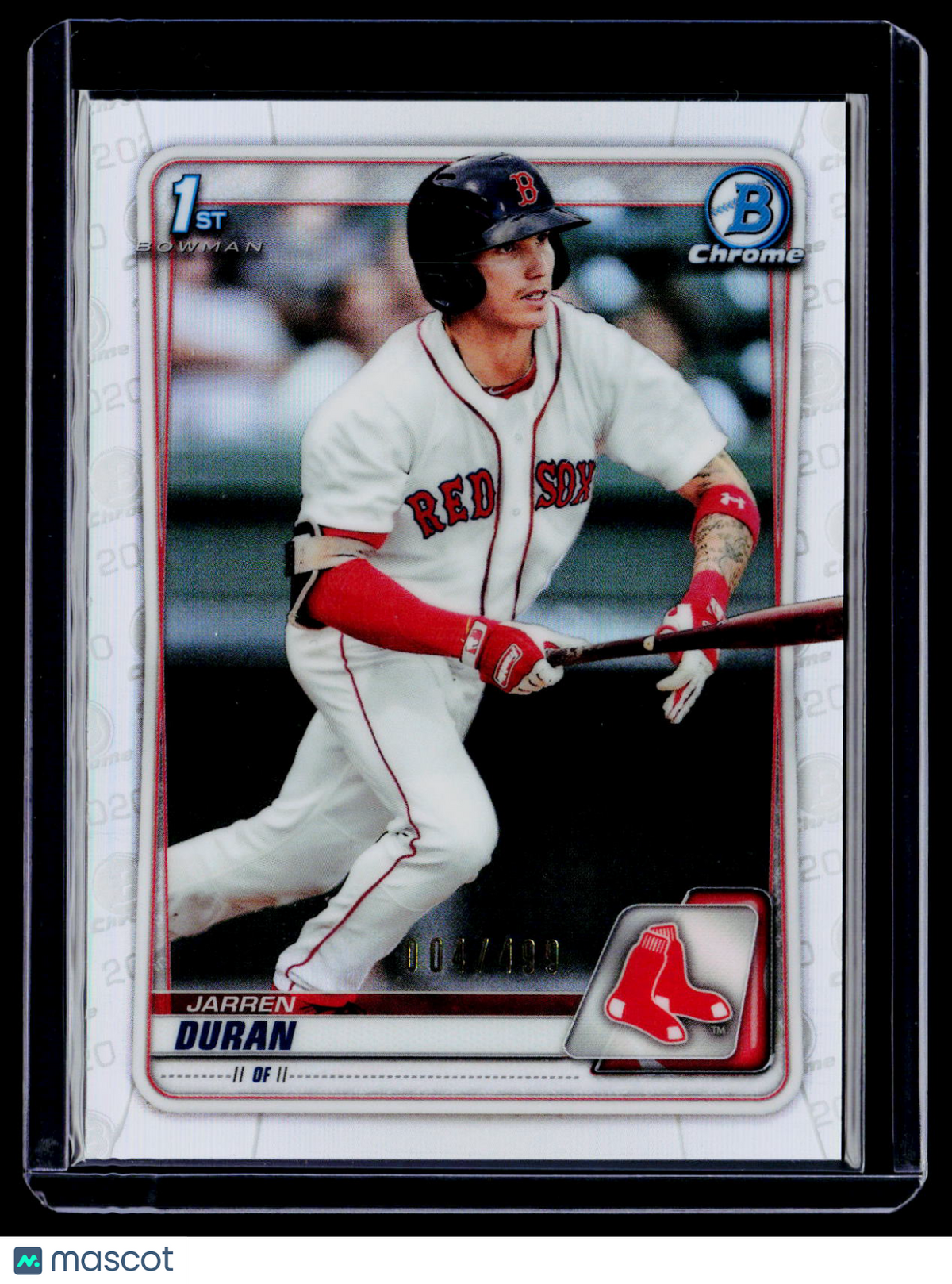 2020 Bowman Jarren Duran 1st Bowman Refractor 4/499
