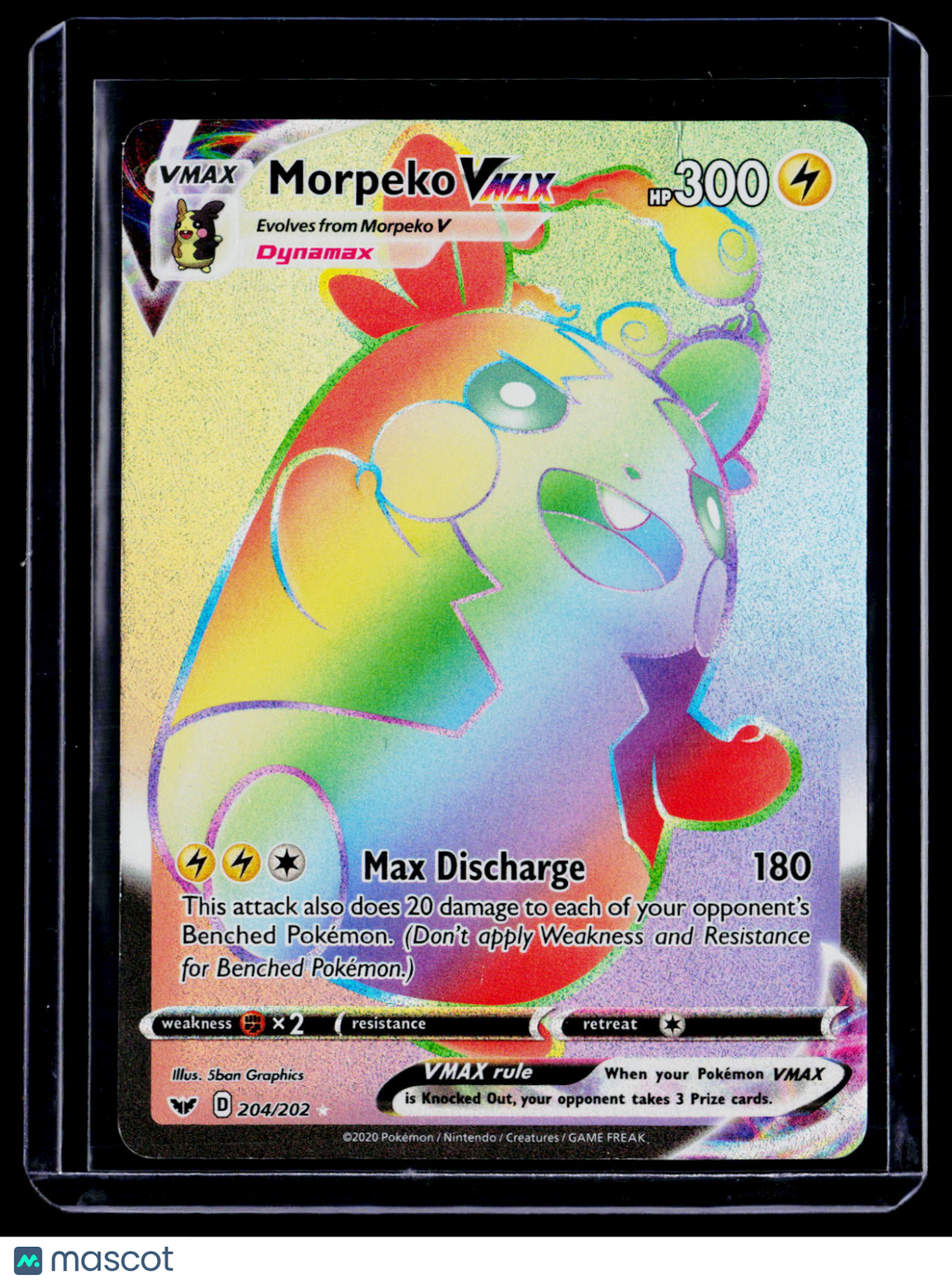 Pokemon Morepeko VMax 204 202