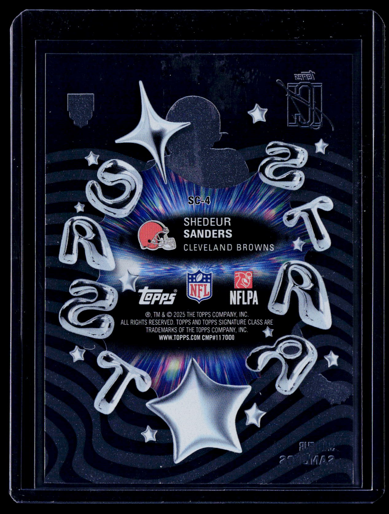 2025 Signature Class Shedeur Sanders Rookie Strar Class Case Hit RC