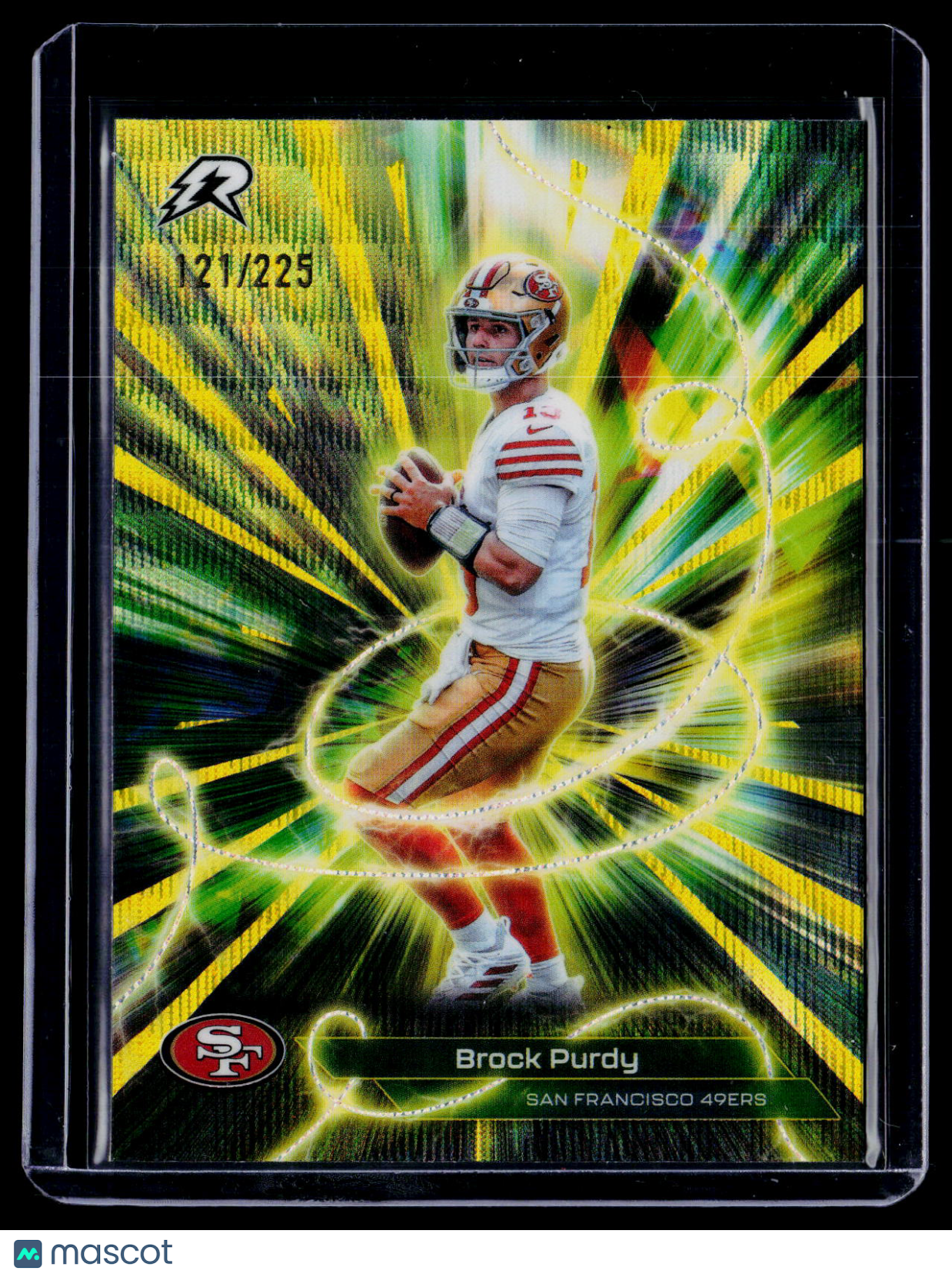 2025 Topps Resurgence Brock Purdy Conductors Yellow Surge 121/225