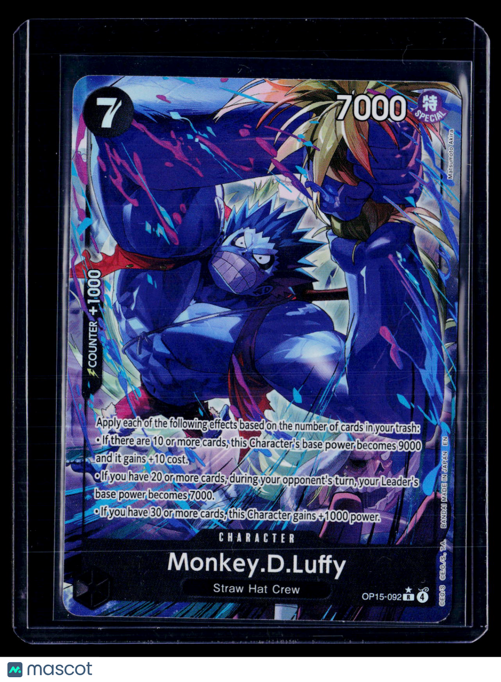 One Piece Monkey.D.Luffy Alternate R OP15-092