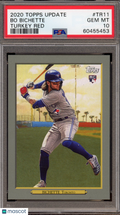 2020 Topps Update Bo Bichette Rookie Turkey Red PSA 10 RC