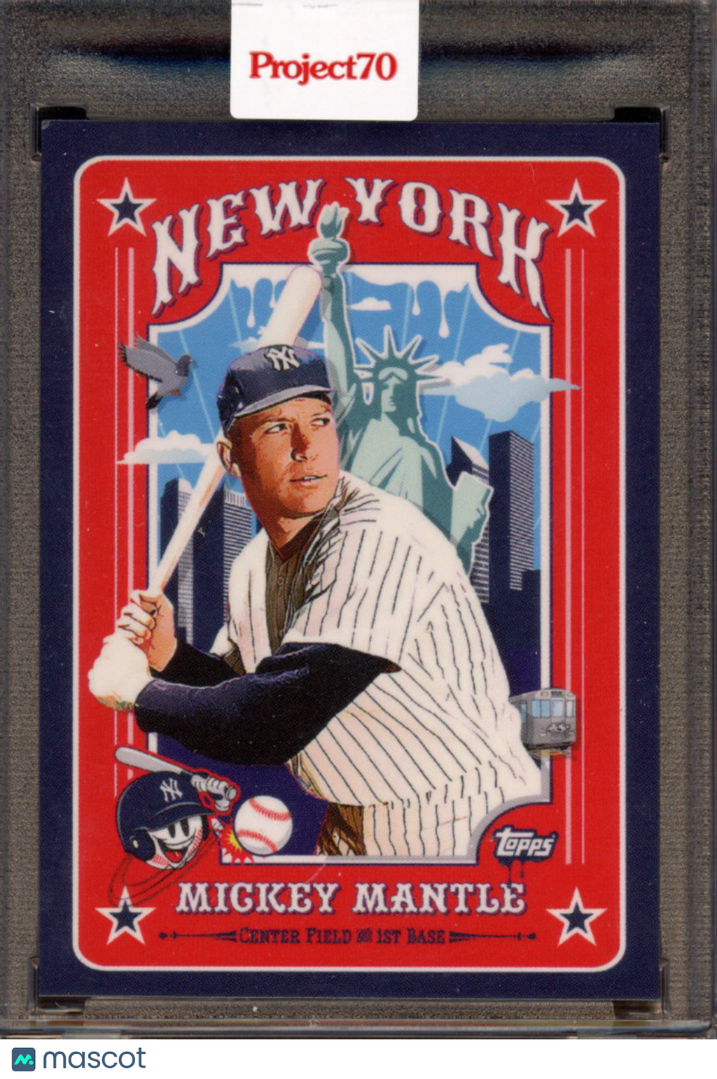 2021 Topps Project 70 Mickey Mantle Sket One 771