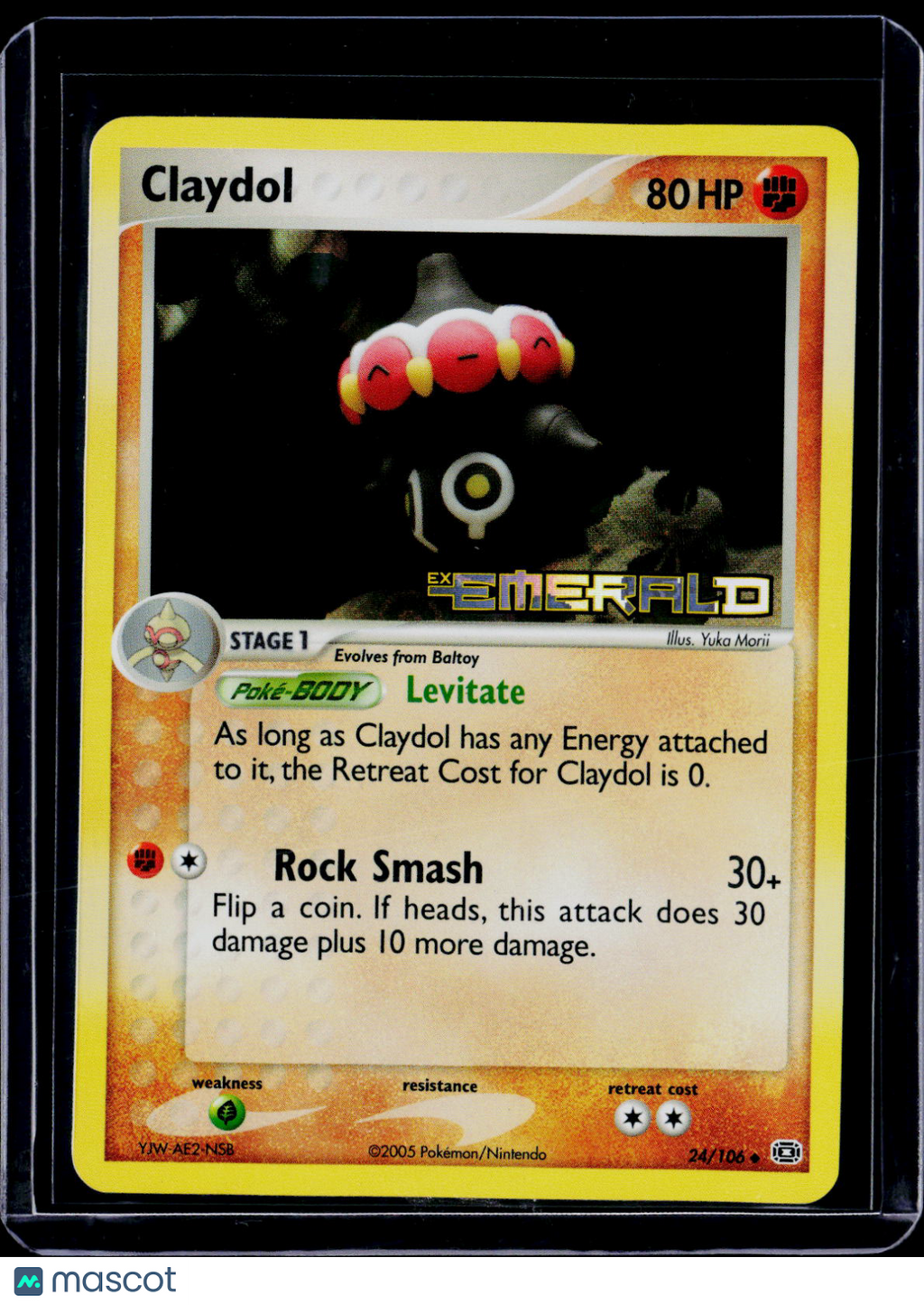 Pokemon Claydol Emerald Stamp 24 106