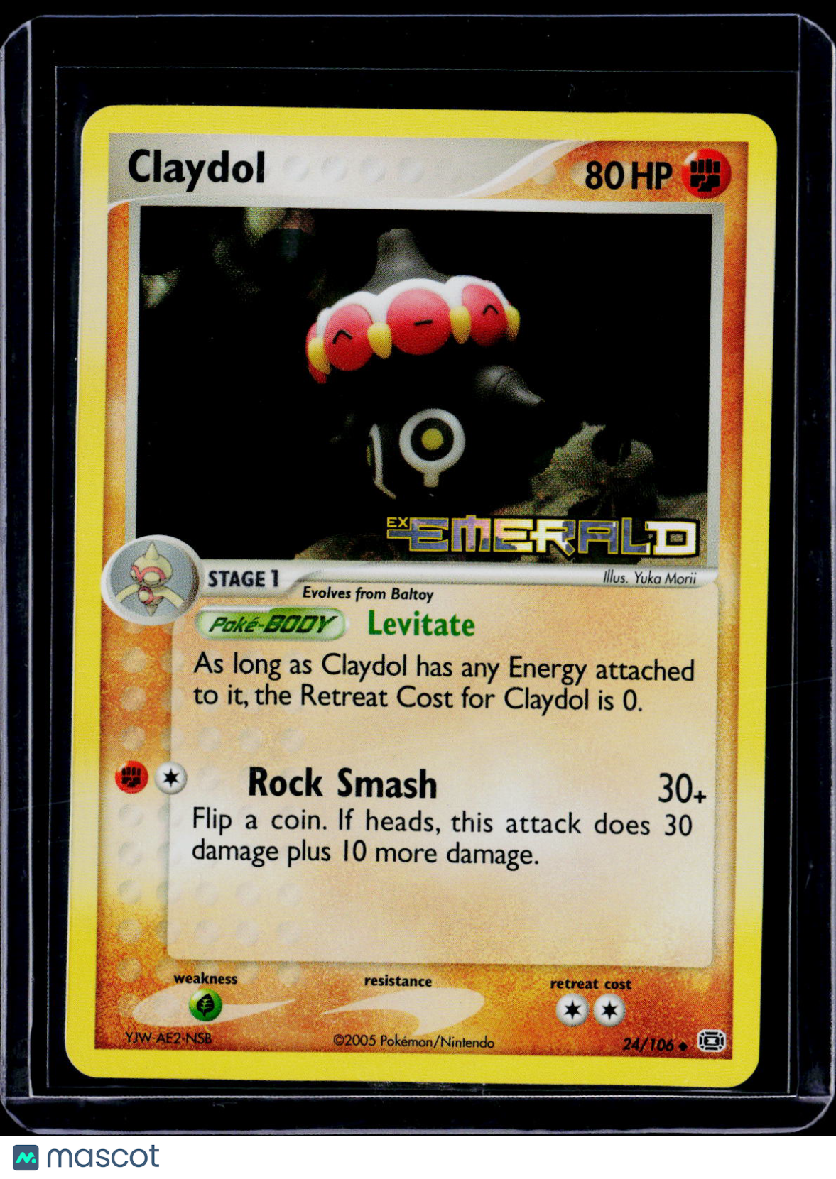 Pokemon Claydol Emerald Stamp 24 106
