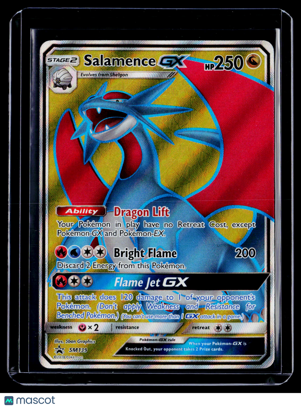 Pokemon Salamence GX SM139 Promo