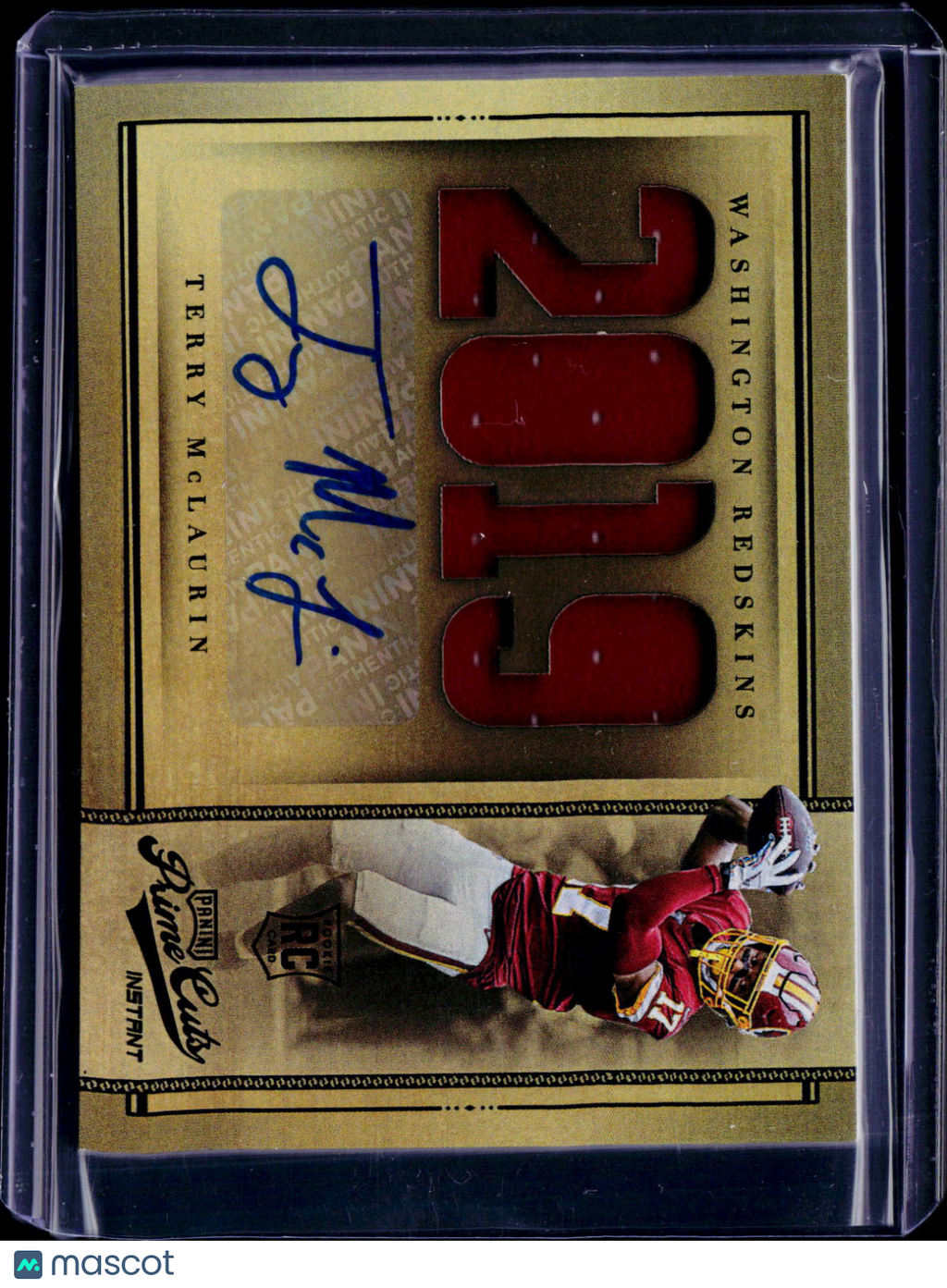 2019 Panini Instant Terry Mclaurin Prime Cuta RPA 3/10