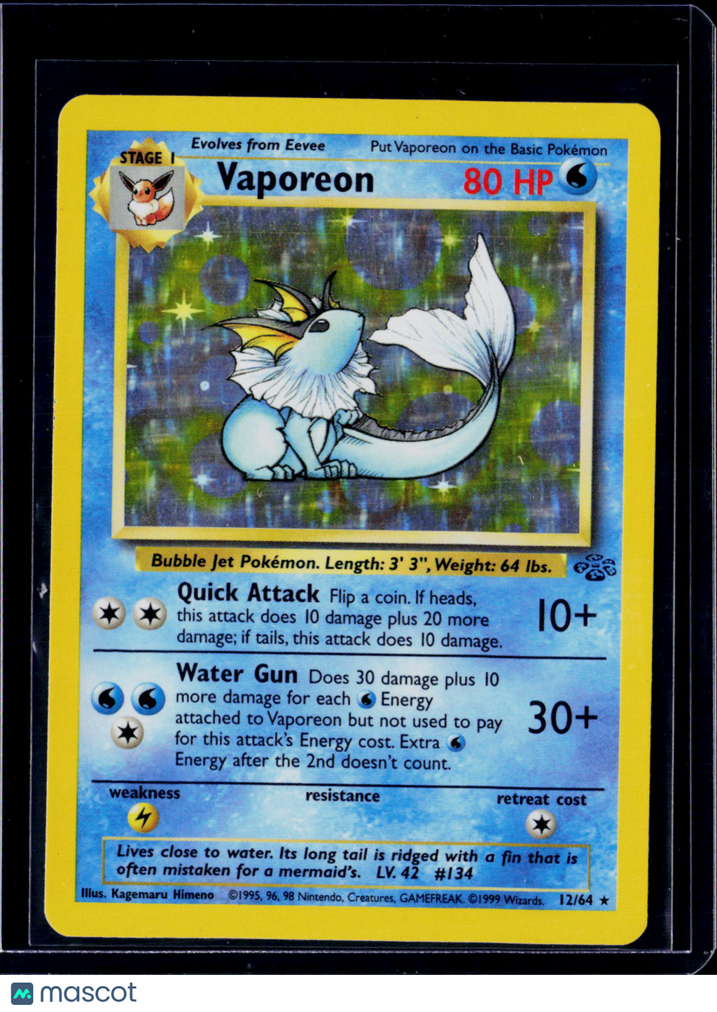 Pokemon Vaporeon 12 64