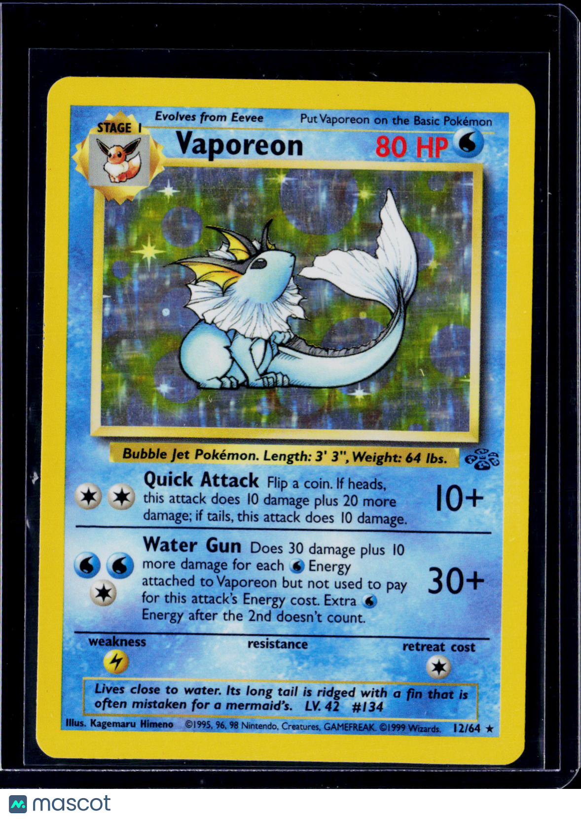 Pokemon Vaporeon 12 64