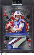 2024 Wild Card Josh Allen / Brett Favre Platinum Aces 1/1