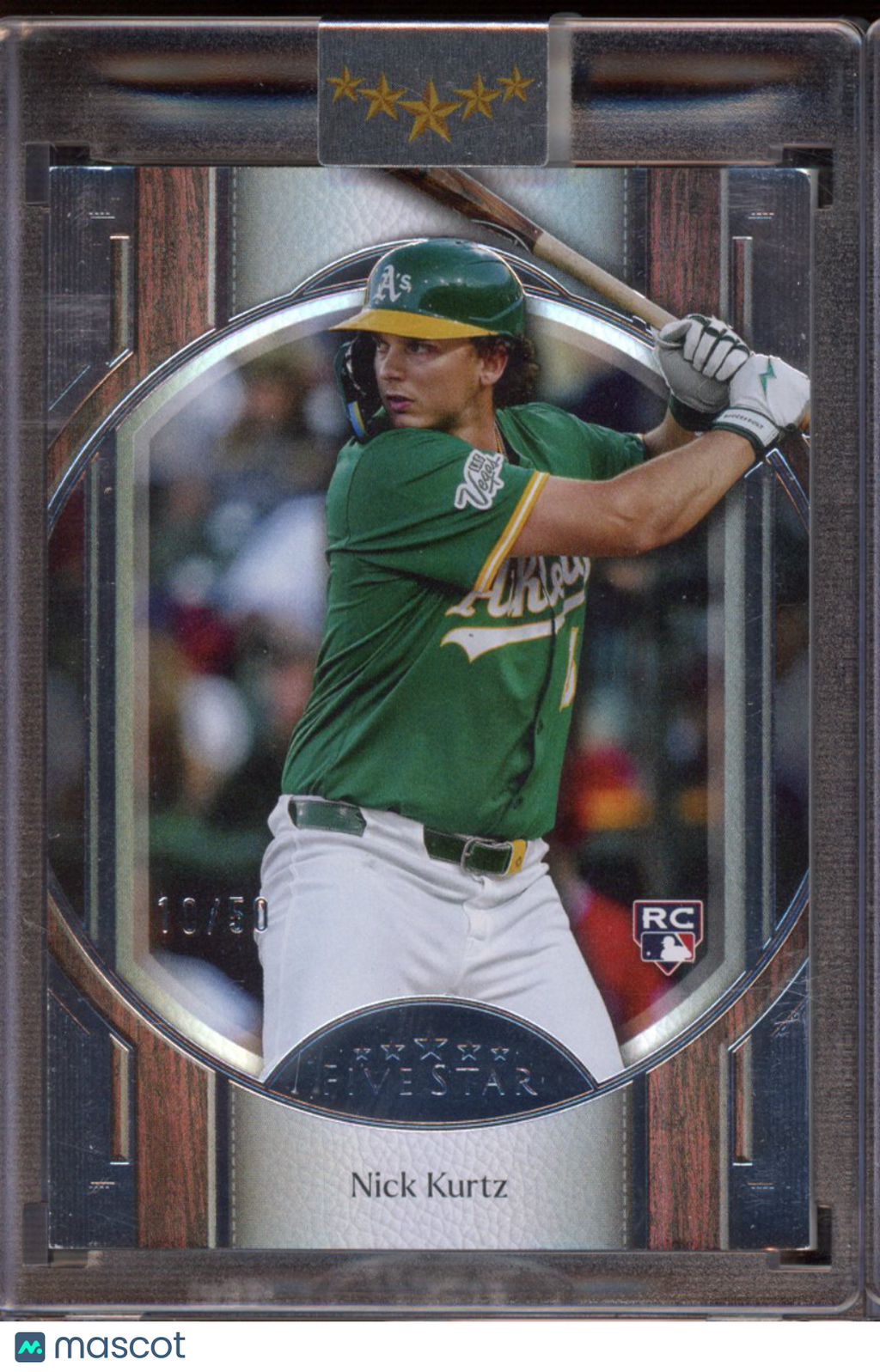 2025 Topps Five Star Nick Kurtz Rookie 10/50 RC