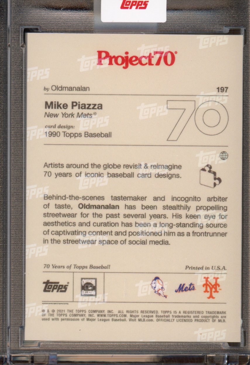 2021 Topps Project 70 Mike Piazza Oldmanalan 197
