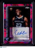2025 Topps Chrome Update Cedric Coward Rookie Purple Lava Lamp Auto 112/299 RC