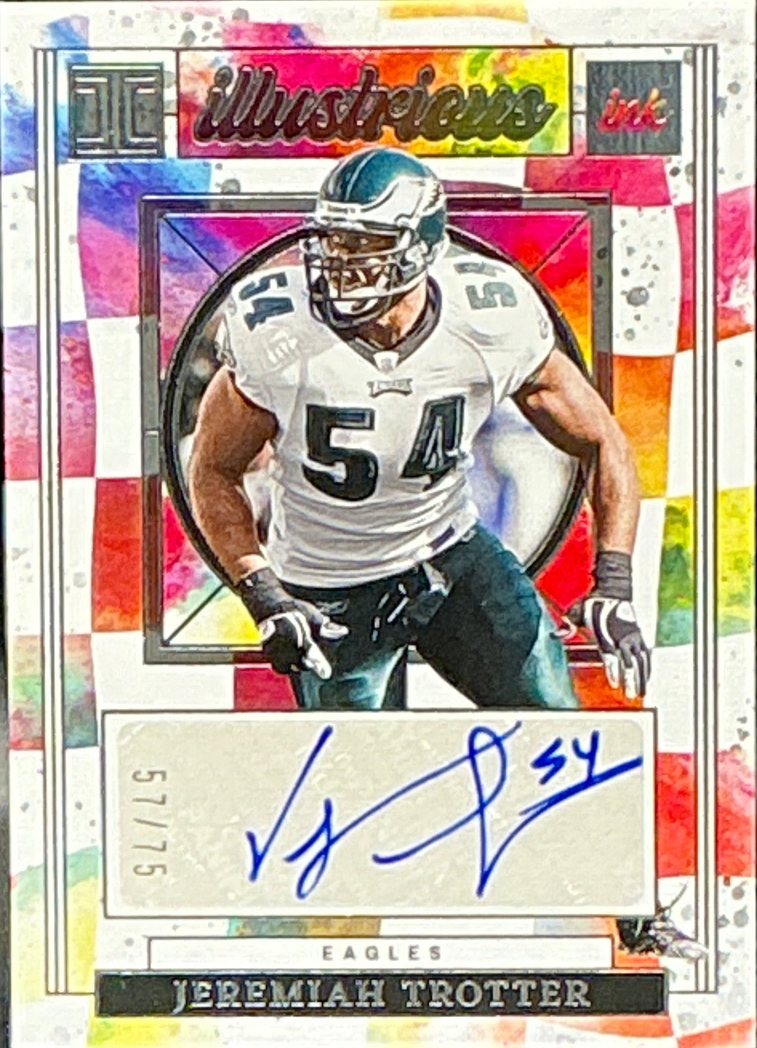 2025 Impeccable Jeremiah Trotter Illustrious Ink Auto 57/75