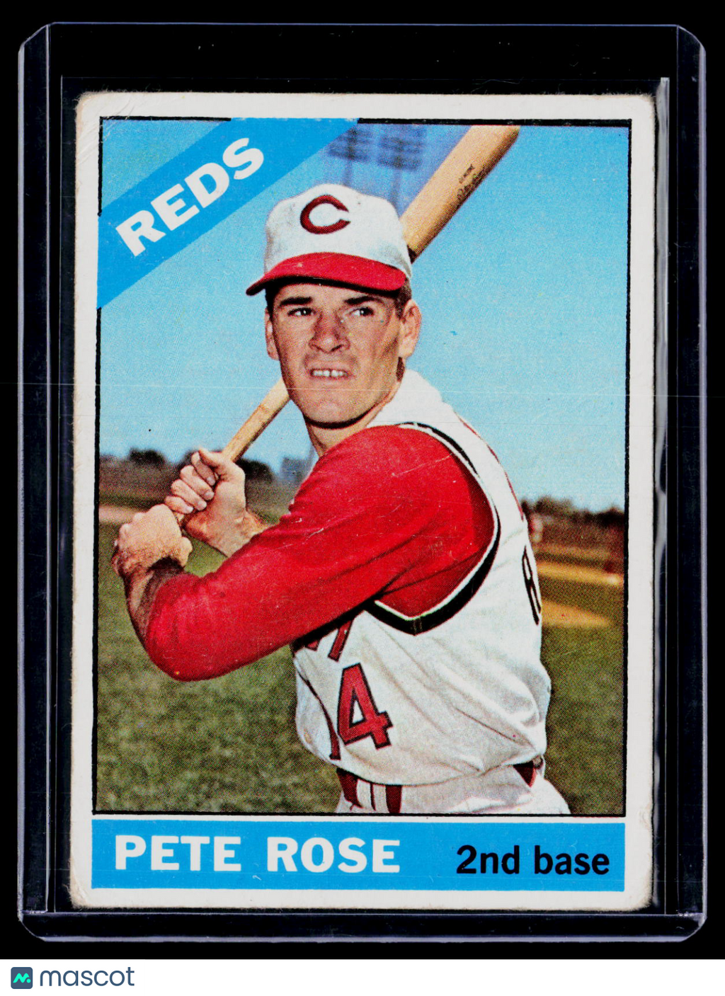 1966 Topps Pete Rose 30 Poor Condition