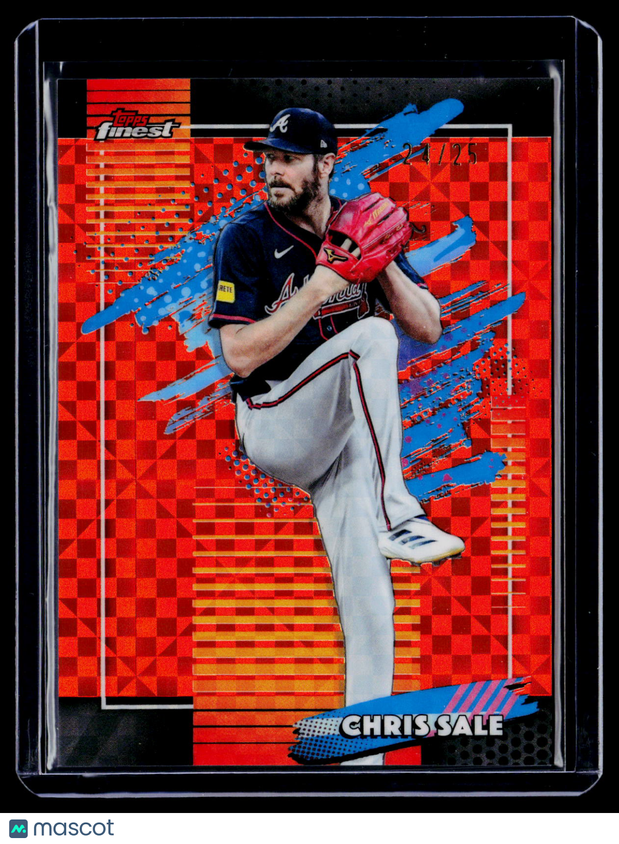 2026 Topps Finest Chris Sale Orange X-Fractor 24/25