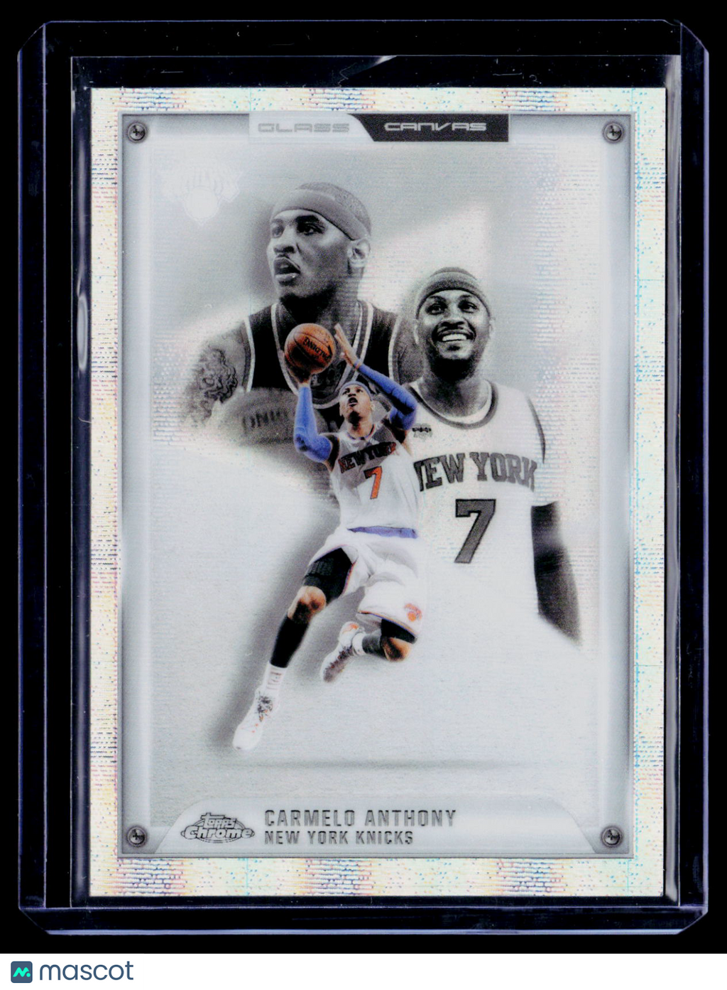 2025-26 Topps Chrome Update Carmelo Anthony Glass Canvas