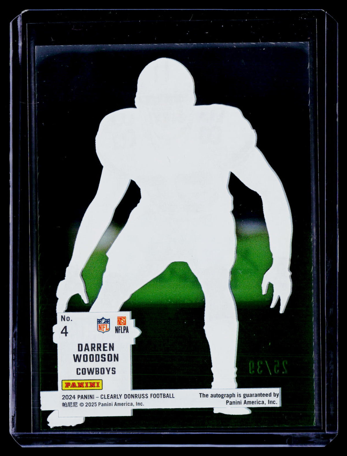 2024 Clearly Donruss Darren Woodson Retro Auto 25/39