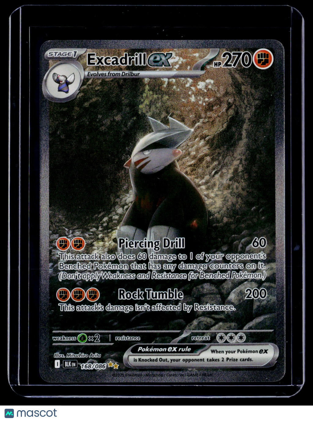 Pokemon Excadrill EX 168/086