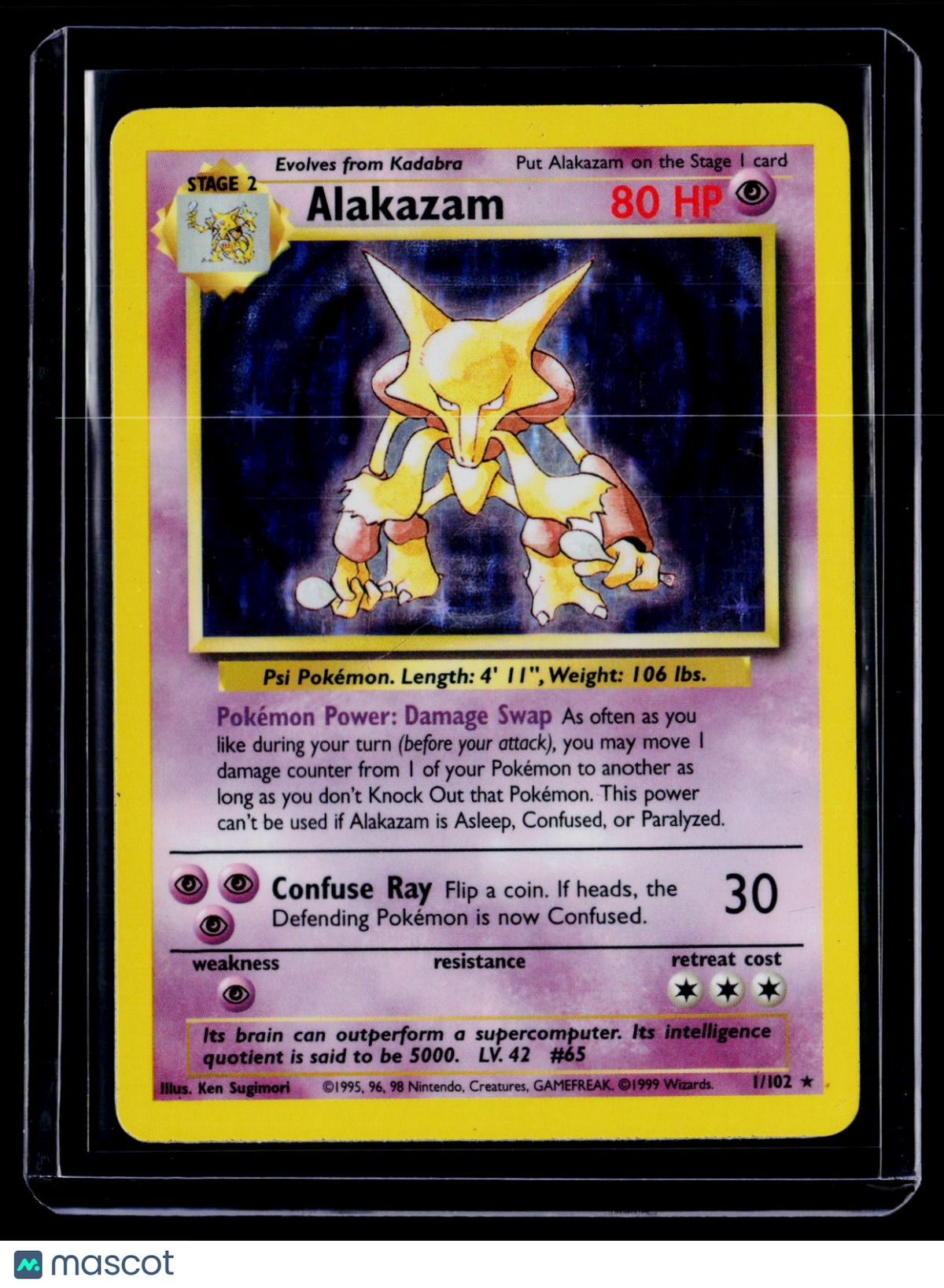 Pokemon Alakazam 1 102