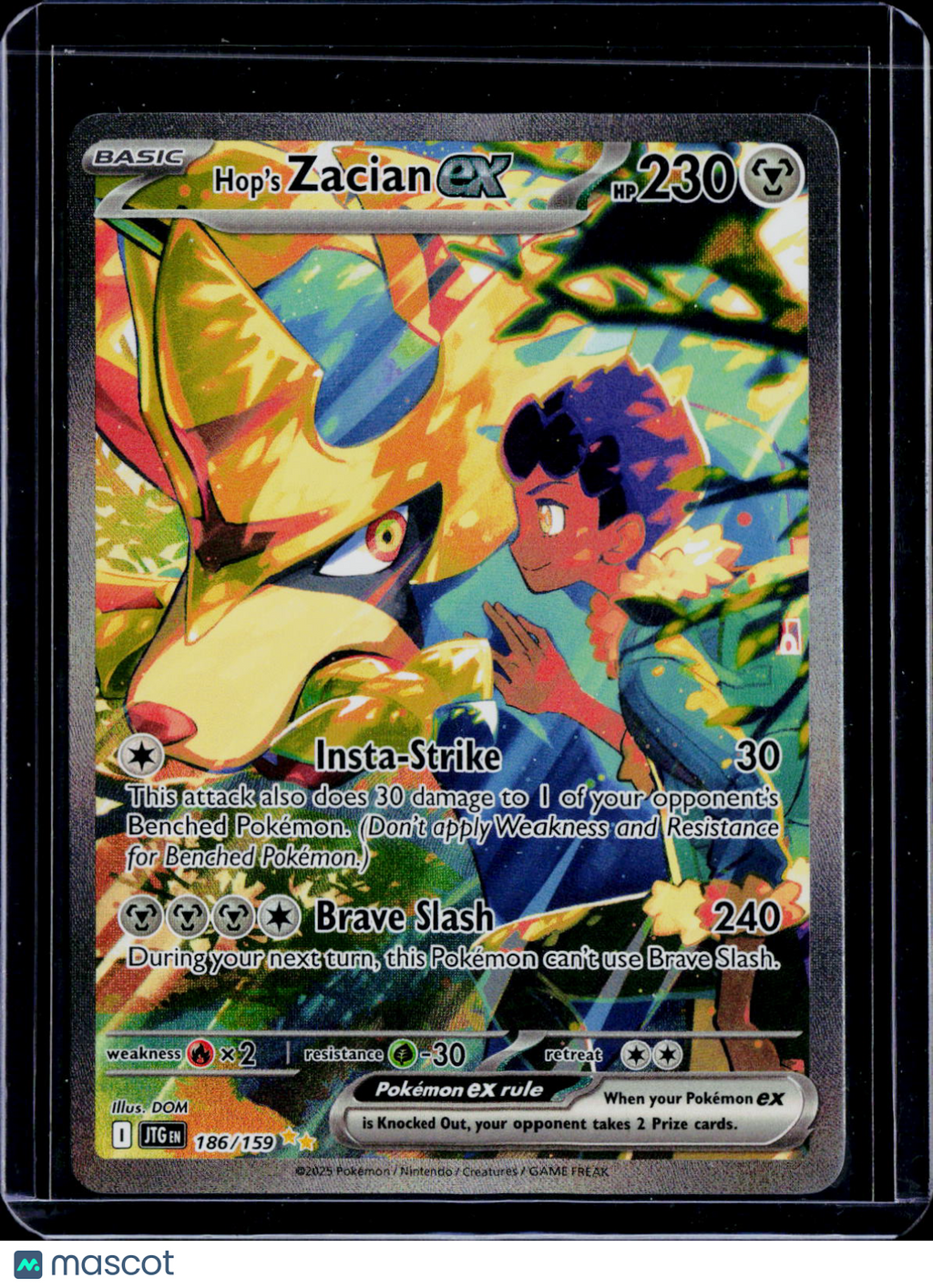 Hop's Zacian ex 186/159