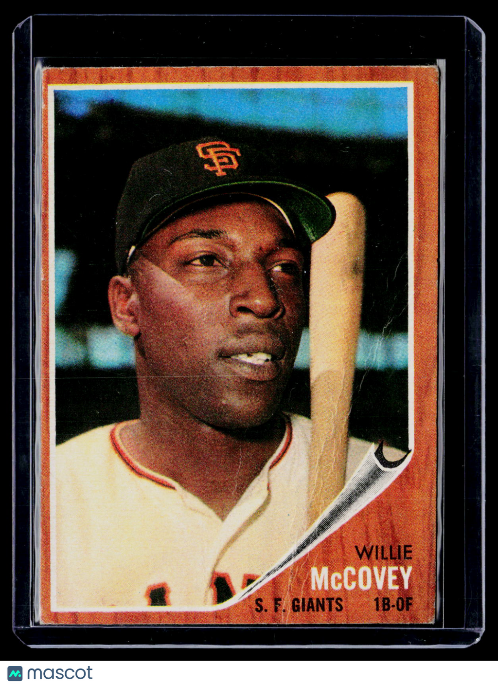 1962 Topps Willie McCovey 544 Poor Condition