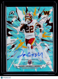 2025 Topps Resurgence Jacory Croskey-Merritt Aqua Surge Auto 89/250 RC