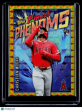 2026 Topps Finest Christian Moore Rookie Finest Phenoms Gold Geometric 45/50 RC
