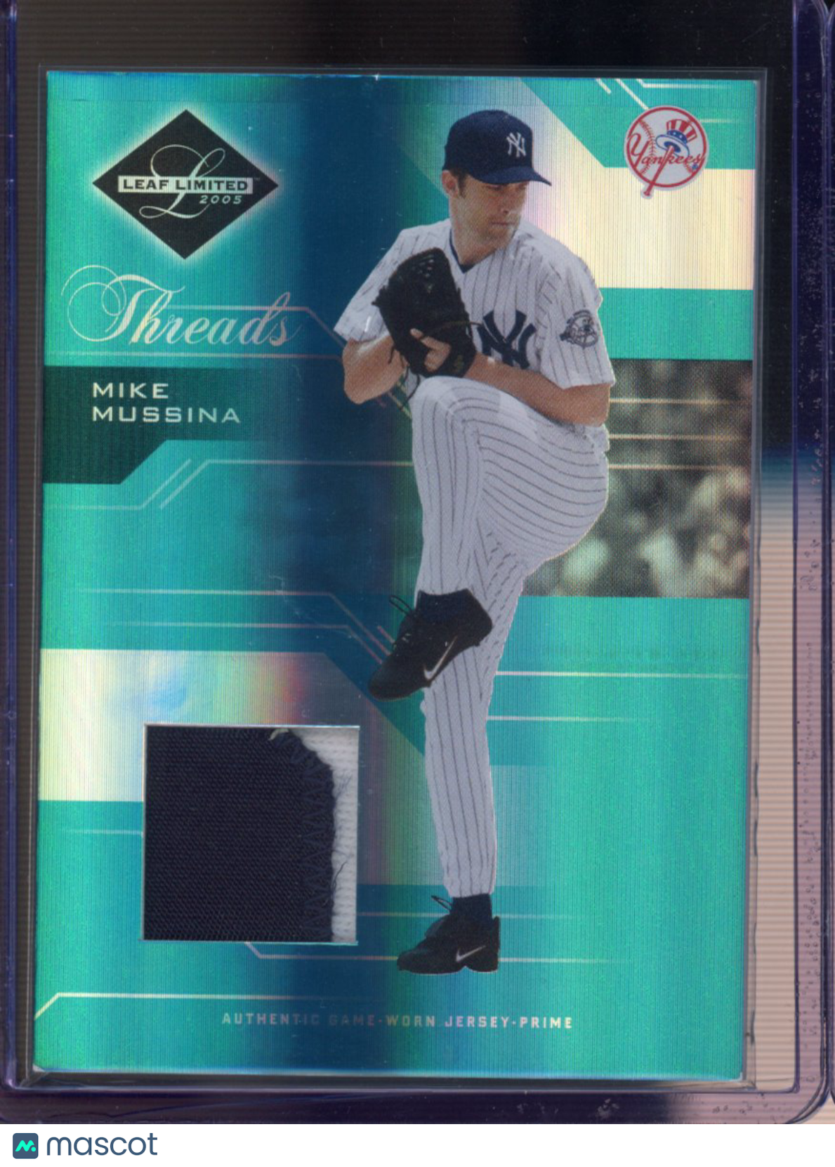 2005 Donruss Mike Mussina Leaf Limited Threads Patch 50/50