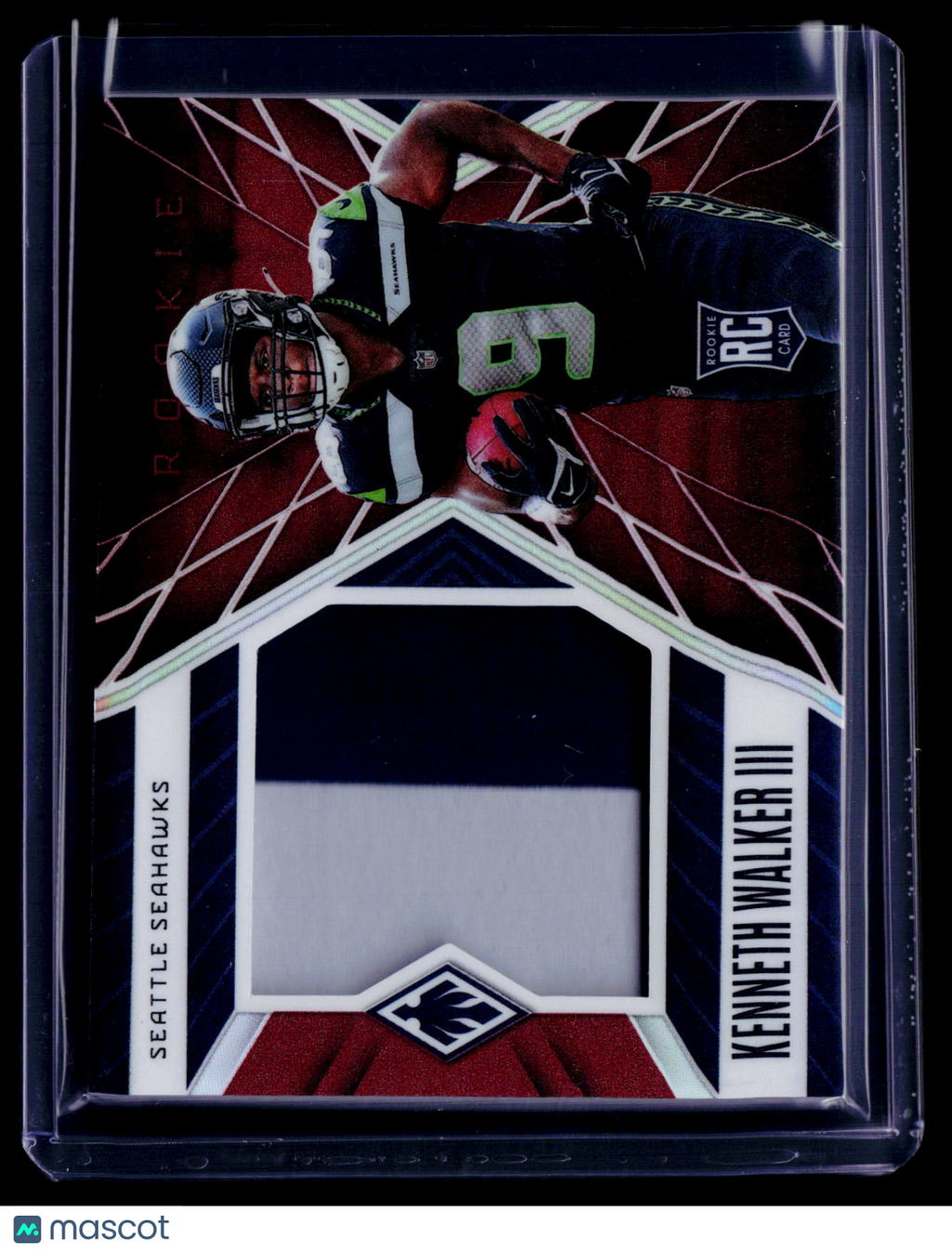 2022 Phoenix Kenneth Walker III Rookie Jumbo Patch 45/99