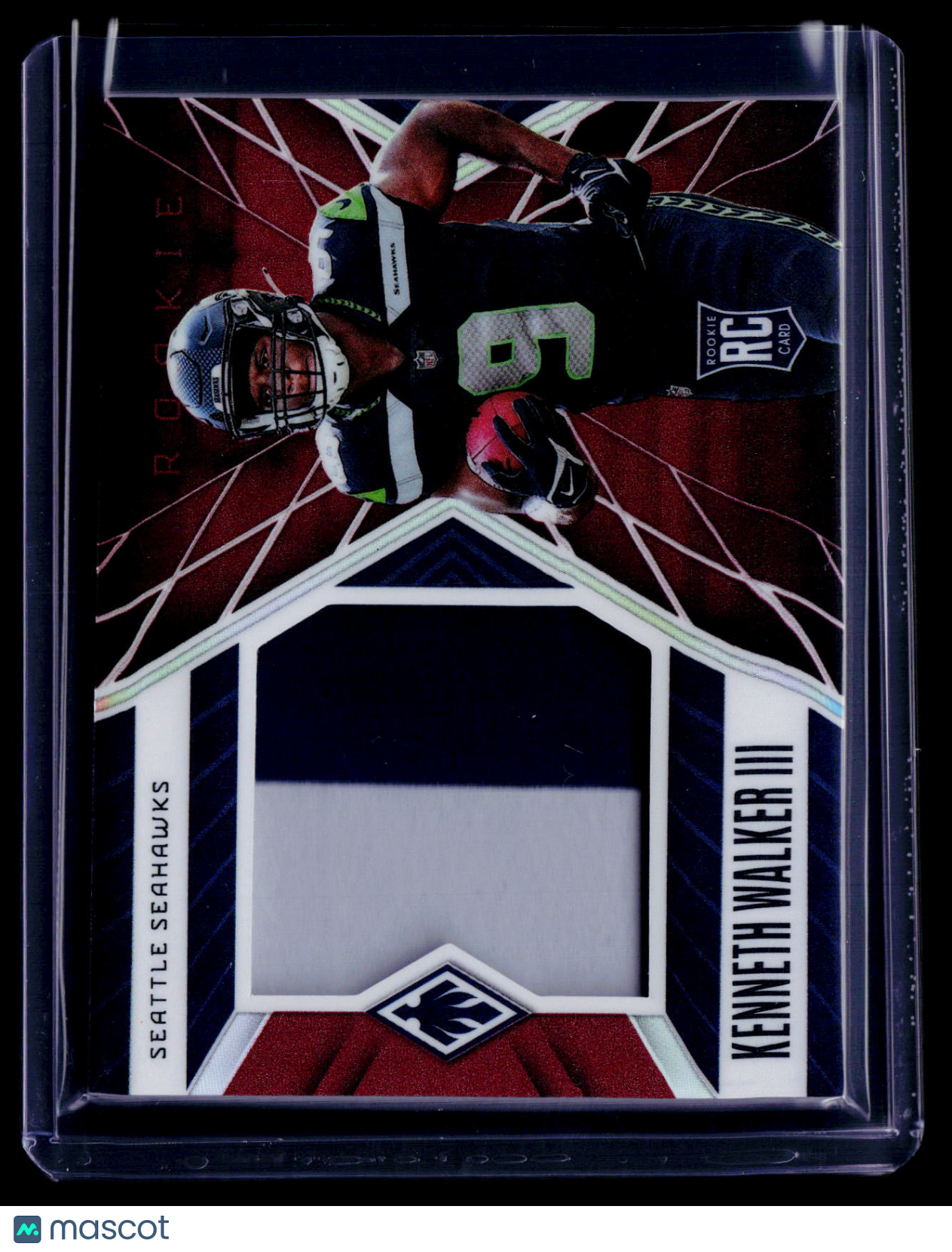 2022 Phoenix Kenneth Walker III Rookie Jumbo Patch 45/99