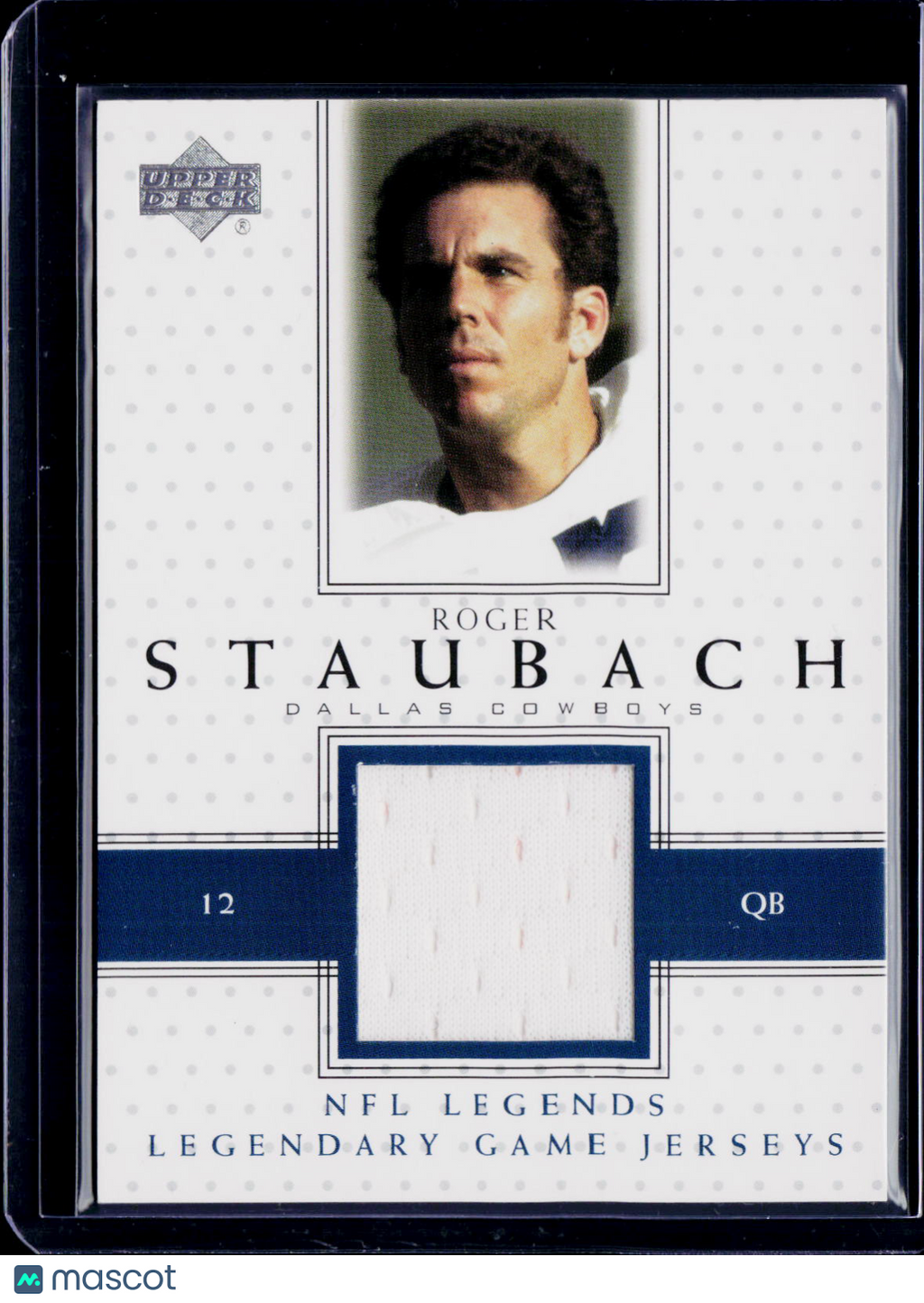 2001 Upper Deck Roger Staubach Legendary Game Jerseys Patch