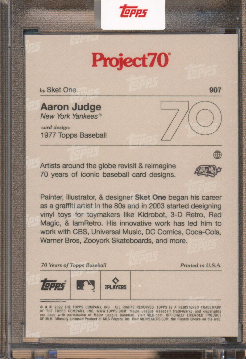 2021 Topps Project 70 Aaron Judge Sket One 907