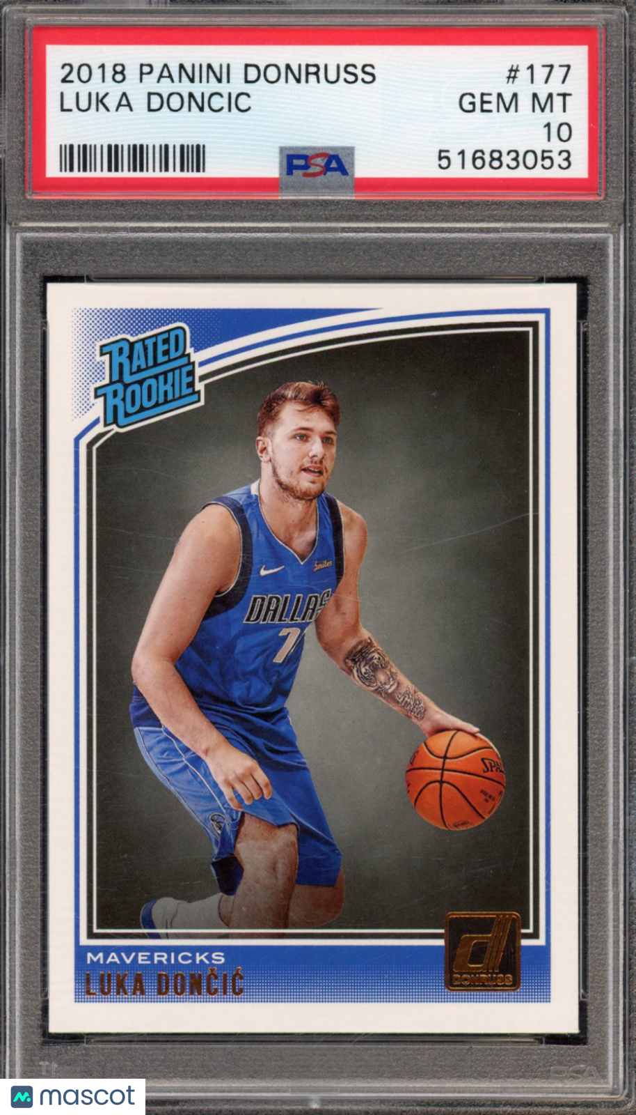 2018 Donruss Luka Doncic Rookie PSA 10 RC