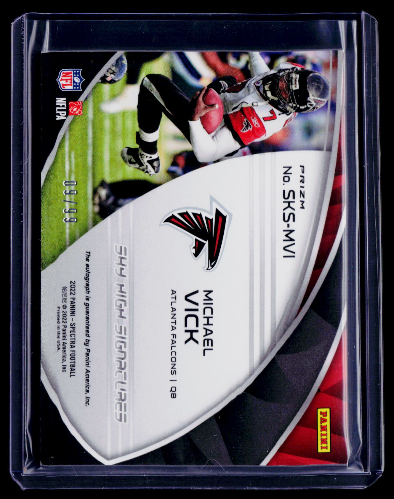 2022 Spectra Michael Vick Sky High Auto 9/99