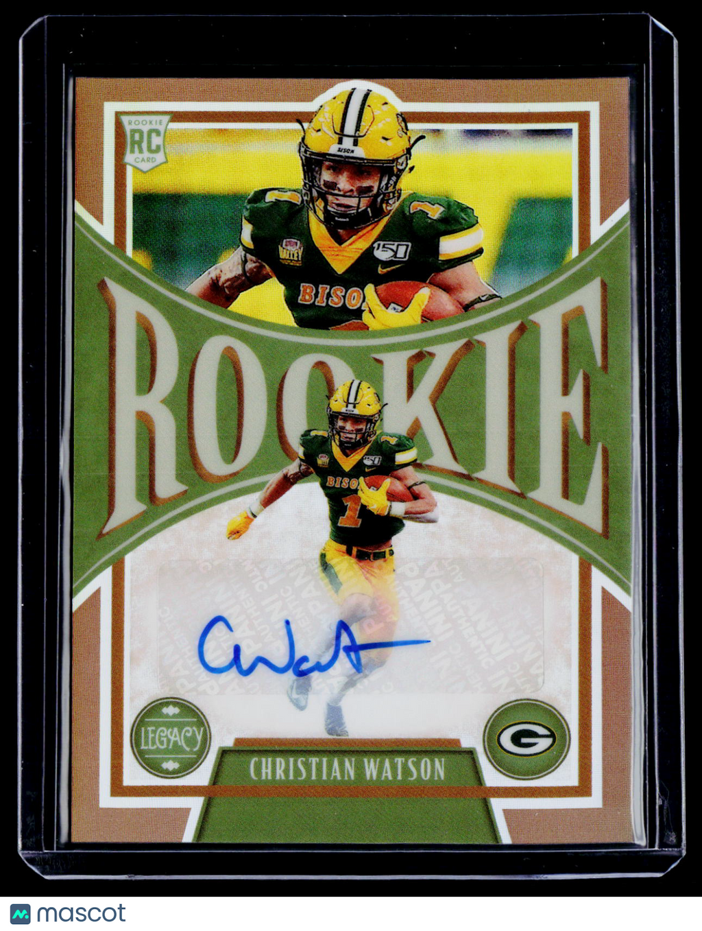 2022 Legacy Christian Watson Rookie Auto 4/100 RC