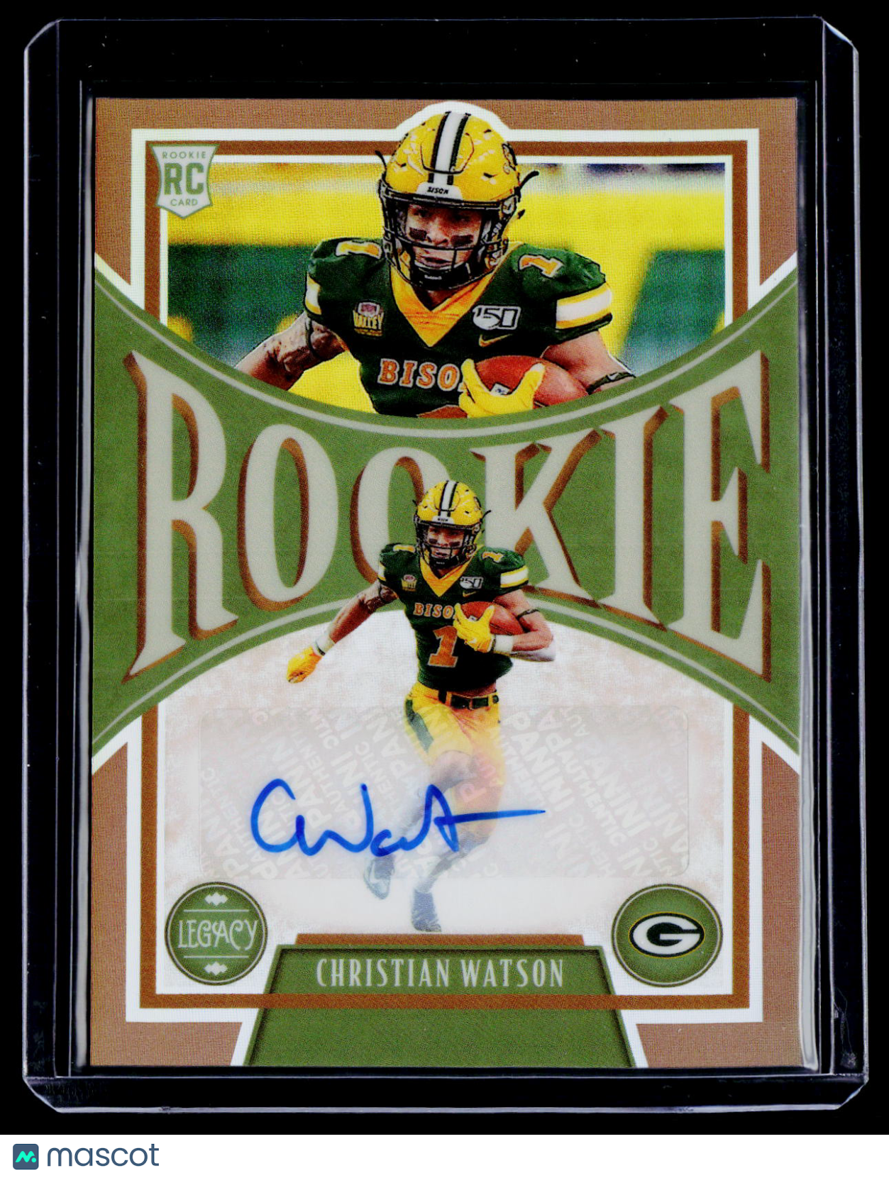 2022 Legacy Christian Watson Rookie Auto 4/100 RC