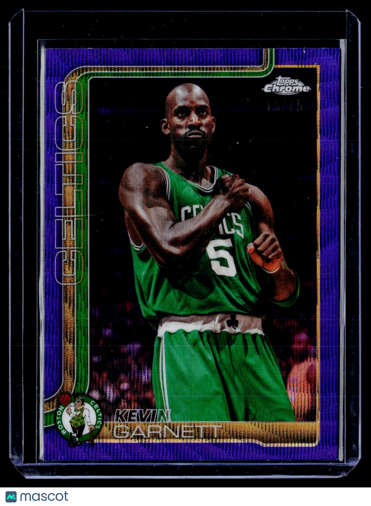 2025 Topps Chrome Update Kevin Garnett Purple Wave 15/75