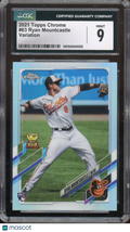 2021 Topps Chrome Ryan Mountcastle Rookie Image Variation CGC 9 RC