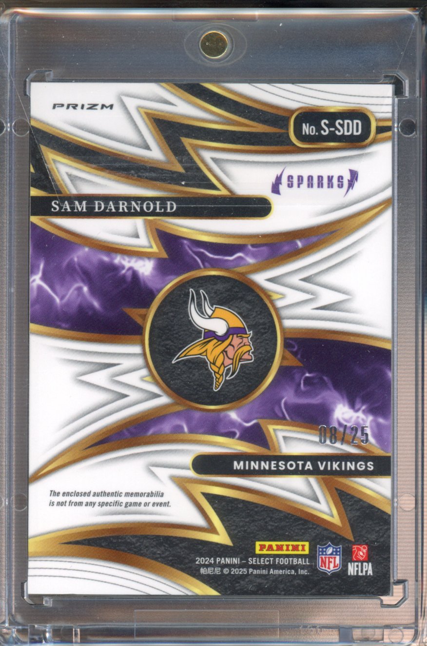 2024 Select Sam Darnold Sparks Patch Tie Dye 08/25