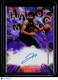 2025 Topps Chrome Update Jarrett Allen Purple Refractor Havoc Marks Auto 41/75