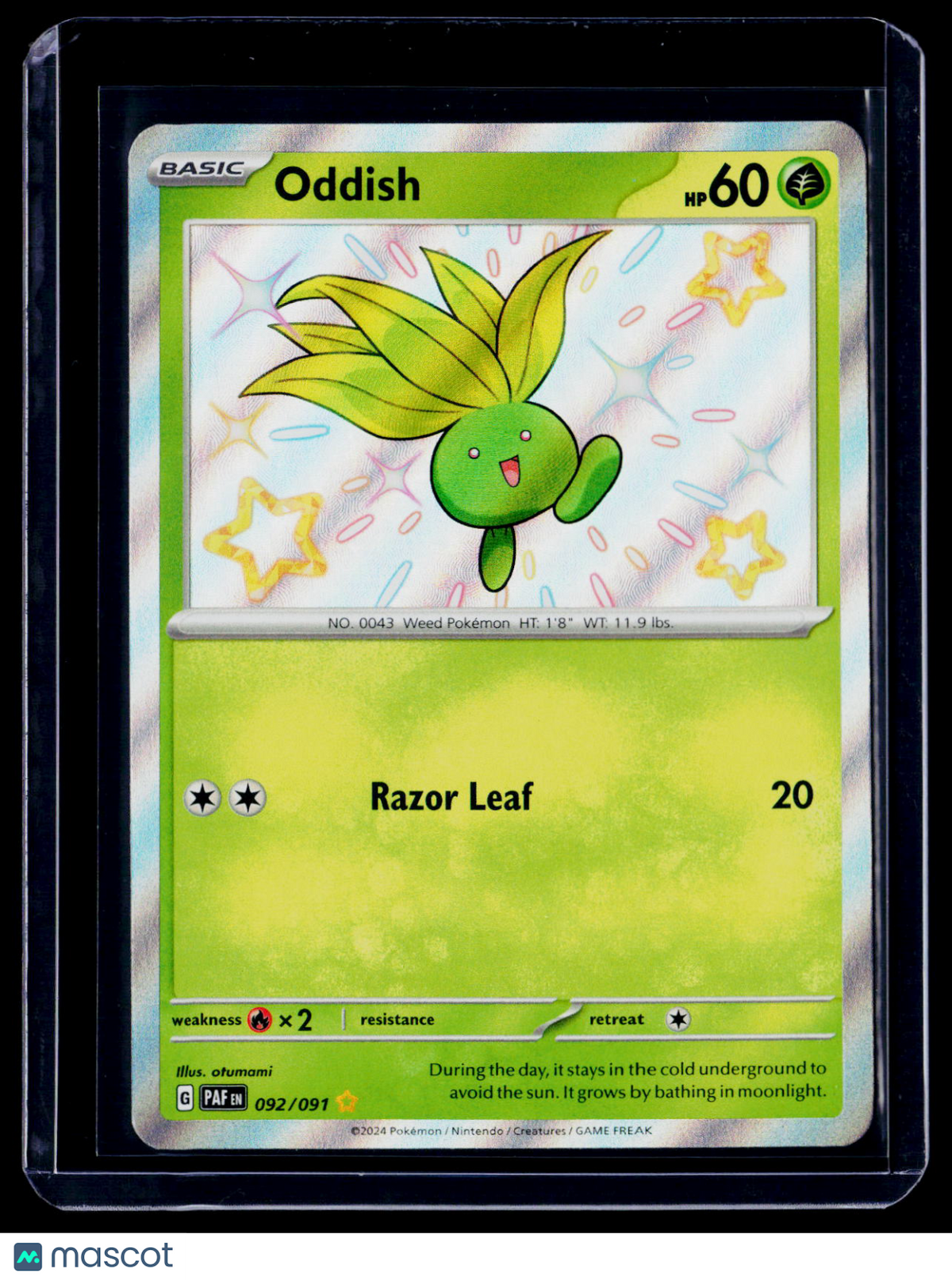 Pokemon Oddish 092 091