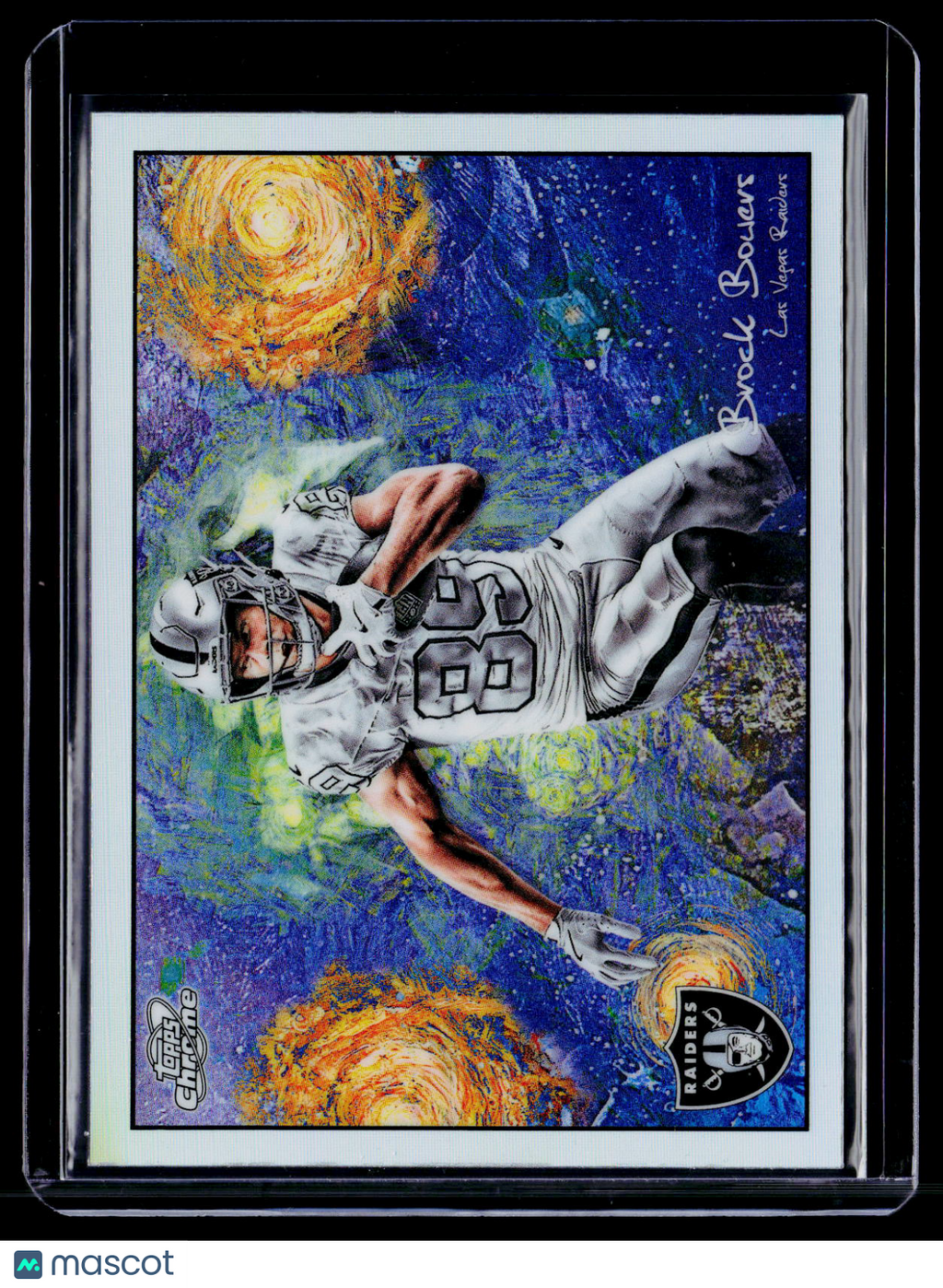 2025 Topps Chrome Cosmic Brock Bowers Stars in the Night