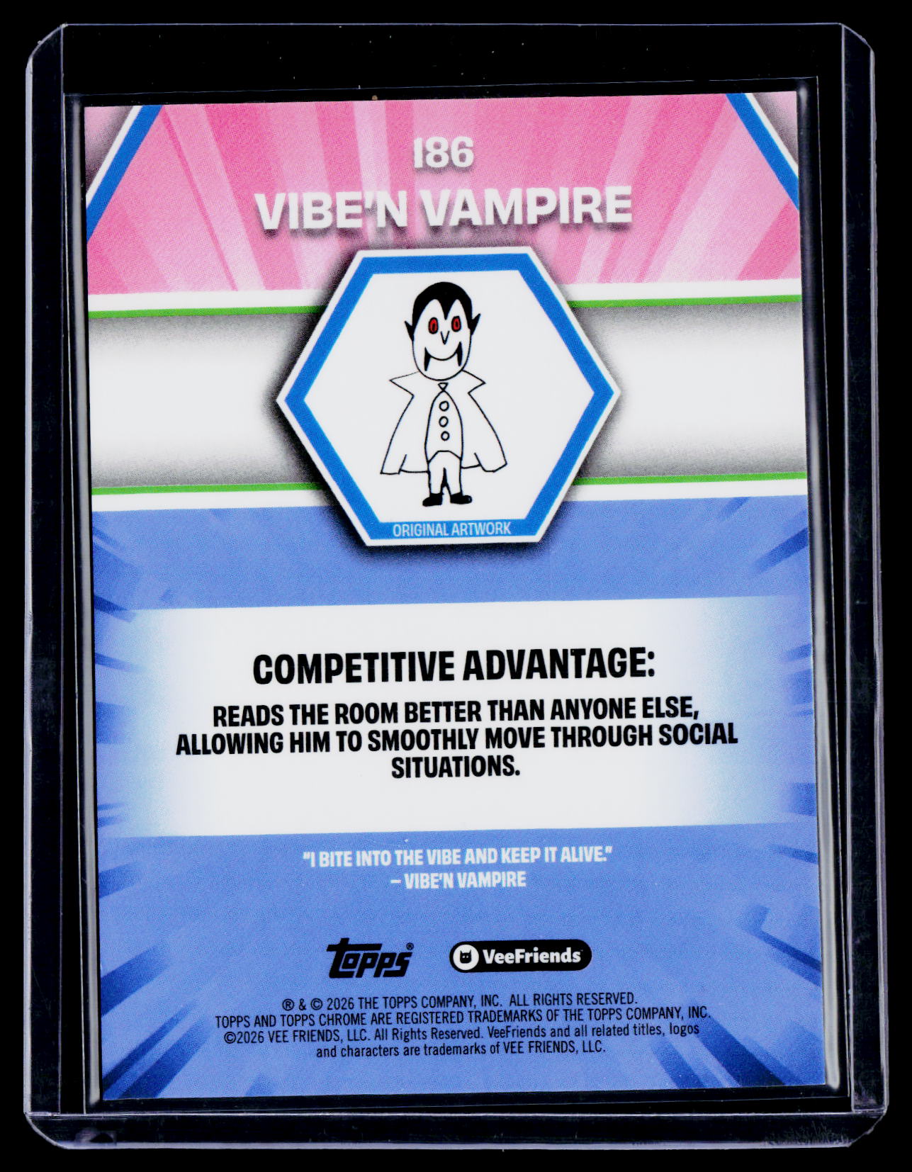 2026 Topps Chrome VeeFreidns Vibe'N Vampire Gold Refractor 7/50